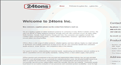 Desktop Screenshot of 24tons.com